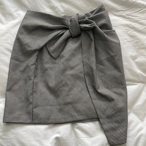 Zara tie front skirt